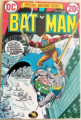 Buy Batman #247 - FN/VFN (7.0) - DC 1973 - 20 Cents With UK Stamp - Irv Novick Art • 16.99£