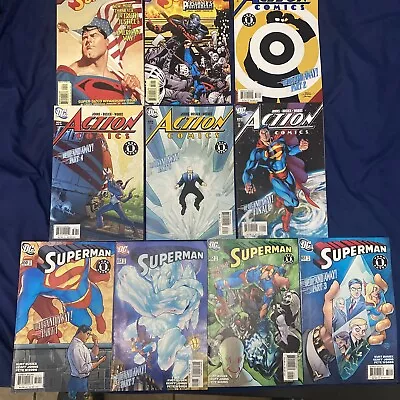 Buy Superman 10 Comic Lot Adventures 600, 602, 650-653 Action Comics 637-640 • 7.21£