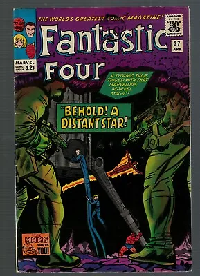 Buy Marvel Comics Fantastic Four 37  FN/VFN 7.0 1965 Behold A Distance Star  • 154.99£