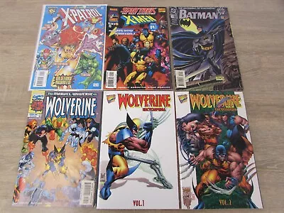 Buy 6x 1990s Comics Wolverine Encyclopedia 1&2 Star Trek/X-Men Second Contact Batman • 8.99£