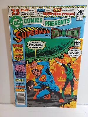 Buy DC Comics Presents 26  Superman And Green Lantern  1980    First Cyborg  Raven • 139.41£