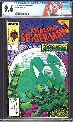 Buy Amazing Spider-man #311 CGC 9.6 NM+ CUSTOM Label McFarlane Art! Marvel 1989 • 70.36£