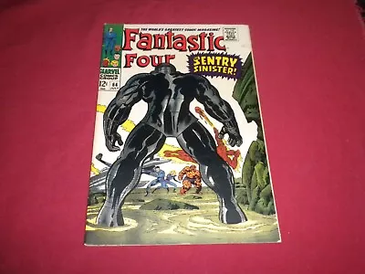 Buy BX6 Fantastic Four #64 Marvel 1967 Comic 6.5 Silver Age 1ST KREE SENTRY! • 41.78£