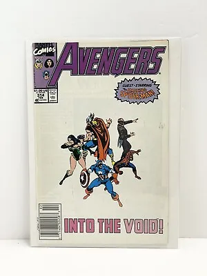 Buy Avengers #314 1990 Newsstand Variant Rare With Spider-man Thor • 17.44£