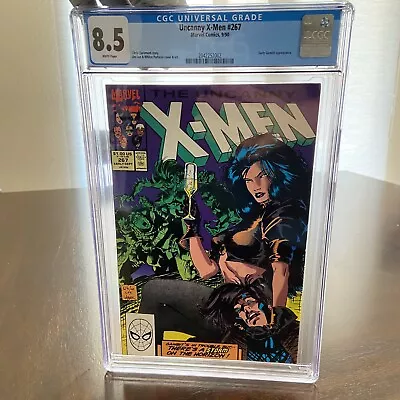 Buy Uncanny X-MEN #267 CGC 8.5 🔥 VF+ Early GAMBIT Appearance! 2nd Cover & 3rd App • 63.08£