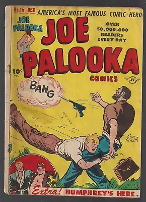 Buy Joe Palooka #15 Harvey 1947 Both Humphrey & Little Max 1st Appear + Atoma Vg/fn • 34.50£