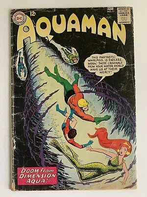 Buy Aquaman #11 1.8 Gd- 1963 1st Appearance Of Queen Mera Dc Comics • 63.51£