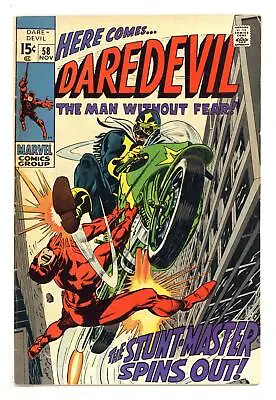 Buy Daredevil #58 VG/FN 5.0 1969 • 15.80£