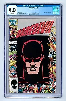 Buy Daredevil #236 CGC 9.0 (1986) - Marvel 25th Anniversary Frame - Black Widow App • 24.09£