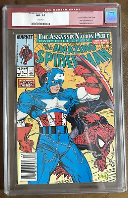 Buy AMAZING SPIDER-MAN #323 9.2 McFarland Art Rare Vintage CGC RED LABEL White Pages • 137.99£