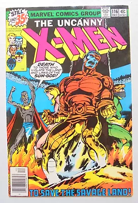 Buy UNCANNY X-MEN # 116  MARVEL 1978 1ST WOLVERINE HEALING App Of KA-ZAR Vg+ LOOK! • 35.58£