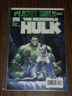 Buy Hulk Incredible #103 Marvel Comics Planet Hulk April 2007 Nm (9.4) • 9.99£