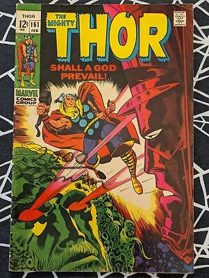 Buy Thor #161 (1969) - Origin Of Galactus Marvel Comics Group Silver Age • 20.07£