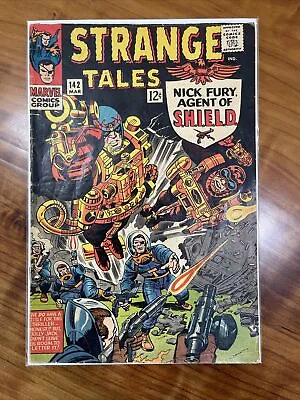 Buy Strange Tales 142, Marvel 1966 Silver, Kirby/Ditko, 2nd Mentallo VG 4.0 (JD2) • 15.19£