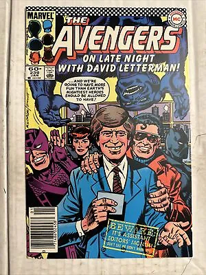 Buy The Avengers #239  NM Newsstand (Marvel, January 1984) Feat David Letterman - • 10.67£