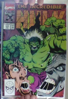 Buy Incredible Hulk #372 Marvel Comics August 1990 VFNM Green & Grey Hulks Keown Art • 2.25£