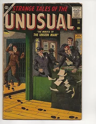 Buy Strange Tales Of The Unusual #10 Vg Atlas Comics 1957 Invisible Man • 63.07£
