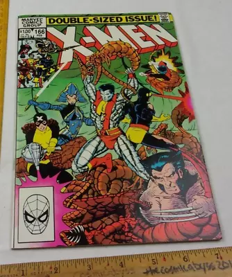 Buy X-Men #166 Comic Book VF 1982 Wolverine 1st Lockheed • 11.15£