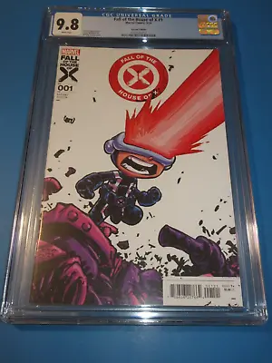 Buy Fall Of The House Of X #1 Skottie Young Variant CGC 9.8 NM/M Gem Wow X-men • 50.34£