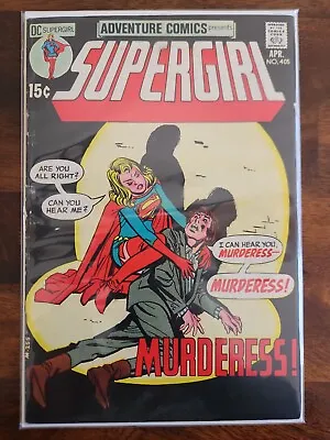 Buy Adventure Comics Supergirl 405 - Bronze Age DC 1971 - Mike Sekowsky Cover • 12.06£