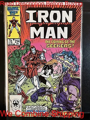 Buy BARGAIN BOOKS ($5 MIN PURCHASE) Iron Man #214 (1987 Marvel) We Combine Shipping • 1.19£