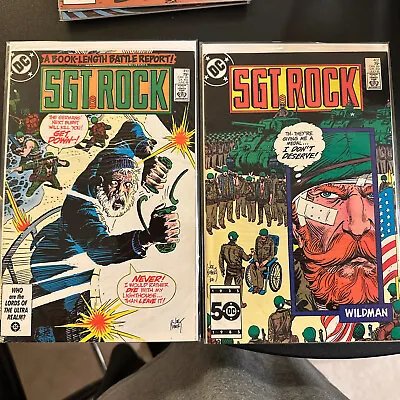 Buy Sgt Rock Vol 1--Issues #402 & #410 Marvel 1985-86 • 4£