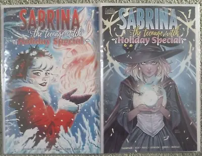 Buy SABRINA TEENAGE WITCH  HOLIDAY SPECIAL  #1 X 2 SET..ARCHIE 2023 1ST PRINT..NM • 12.99£