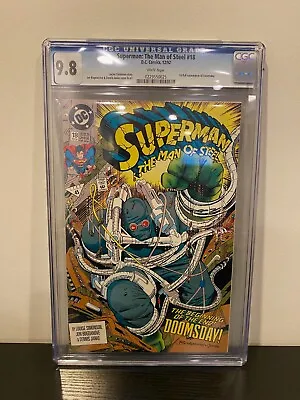 Buy Superman Man Of Steel #18 CGC 9.8 1st Full Appearance Of Doomsday DC Comics 1992 • 118.58£