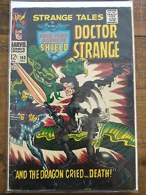 Buy Strange Tales #163 Dr. Strange, Nick Fury Agent Of Shield  (1967) Silver Era  • 14.03£