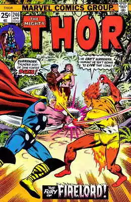 Buy Thor #246 (with Marvel Value Stamp) VG; Marvel | Low Grade - April 1976 Firelord • 2.96£