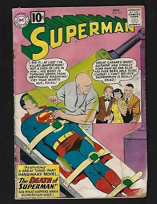 Buy Superman #149 VG LexLuthor Supergirl JLA Batman Wonder Woman Legion Super-Heroes • 34.79£