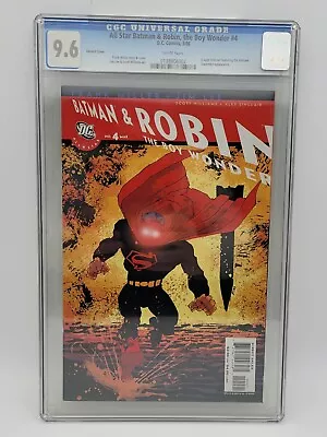 Buy ALL-STAR BATMAN & ROBIN, THE BOY WONDER #4 - CGC 9,6 Frank Miller + Jim Lee • 62.93£
