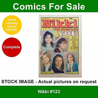 Buy Nikki #123 Comic 27 June 1987 VG/VG+ DC Thomson • 2.75£