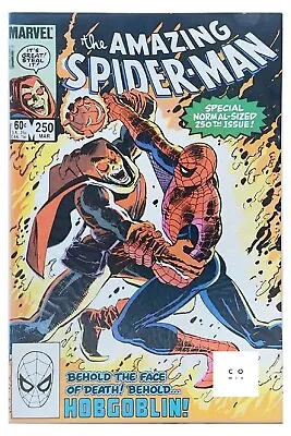 Buy Amazing Spider-Man #250 Marvel Comics 1984 Featuring 🔑 (cent, Direct Copy) VF • 29.99£