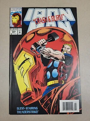 Buy Iron Man Vol 1 #304 May 1994 The Sound Of Thunder By Len Kamin Marvel Comic Book • 39.97£