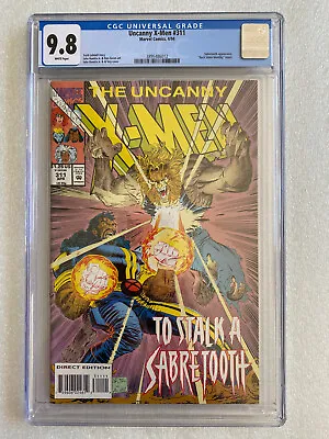 Buy Uncanny X-men #311 CGC 9.8 1994 Sabretooth Appearance  • 72.39£
