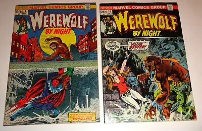 Buy Werewolf By Night #9,10  Mid Grades 1973 • 23.23£
