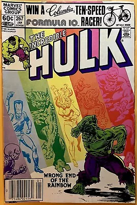 Buy EXCELLENT!  The Incredible Hulk #267 Wrong End Of The Rainbow • 95.94£