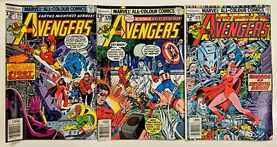 Buy Bronze Age Marvel Comic Book Avengers Key 3 Issue Lot 168 170 171 High Grade VG • 0.99£