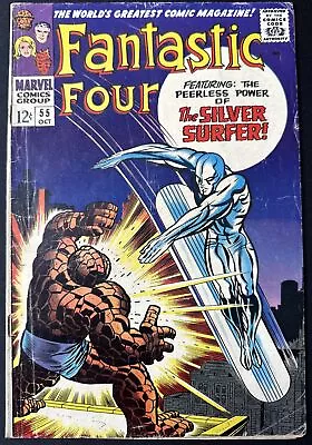 Buy Fantastic Four #55 Lower Grade 1966 Marvel Comics • 40.21£