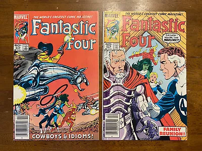 Buy Marvel 1984 Fantastic Four #272 273 Newsstand 1st App Of Nathaniel Richards • 15.81£