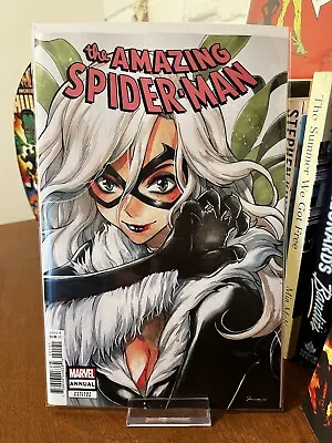 Buy The Amazing Spider-Man Annual #1 (2023) Clarice Menguito Black Cat Variant NM+ • 5.13£