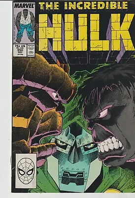 Buy Marvel Comics Incredible Hulk #350 (1988) 1st Print F • 7.95£