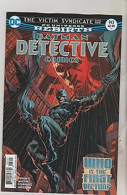 Buy Dc Comics Detective #943 December 2016 Batman Rebirth 1st Print Nm • 3.65£