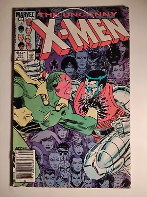 Buy Uncanny X-Men #191 Newsstand, FN-/5.5, Marvel 1985, 1st App. Nimrod, Vision • 6.32£