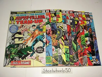 Buy Super-Villain Team-Up 12 Comic Lot Marvel 1976 #4 5 6 8 9 10 11 12 13 14 15 16 • 44.18£