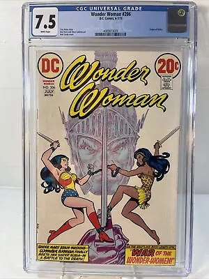 Buy Wonder Woman #206. CGC 7.5 Origin Of Nubia. • 120.59£