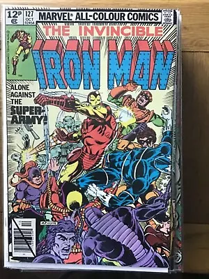 Buy Iron Man #127 VF 8.0 Oct 1979 Alone Against The Super Army  • 10.95£