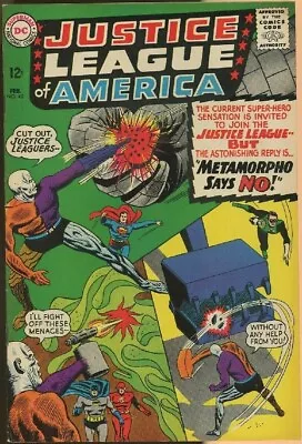 Buy Justice League Of America #42 (1966) Fn/vf 7.0   Metamorpho Says No!  • 30£