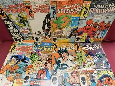 Buy Amazing Spider-man 272 273 274 275 276 277 278 279 Marvel Comic Run 1986 Fn/vf • 64.34£